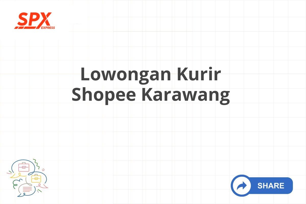 Lowongan Kurir Shopee Karawang