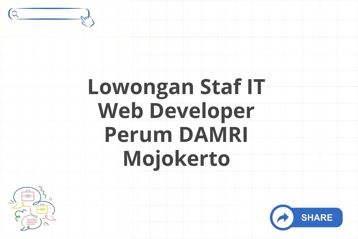 Lowongan Staf IT Web Developer Perum DAMRI Mojokerto