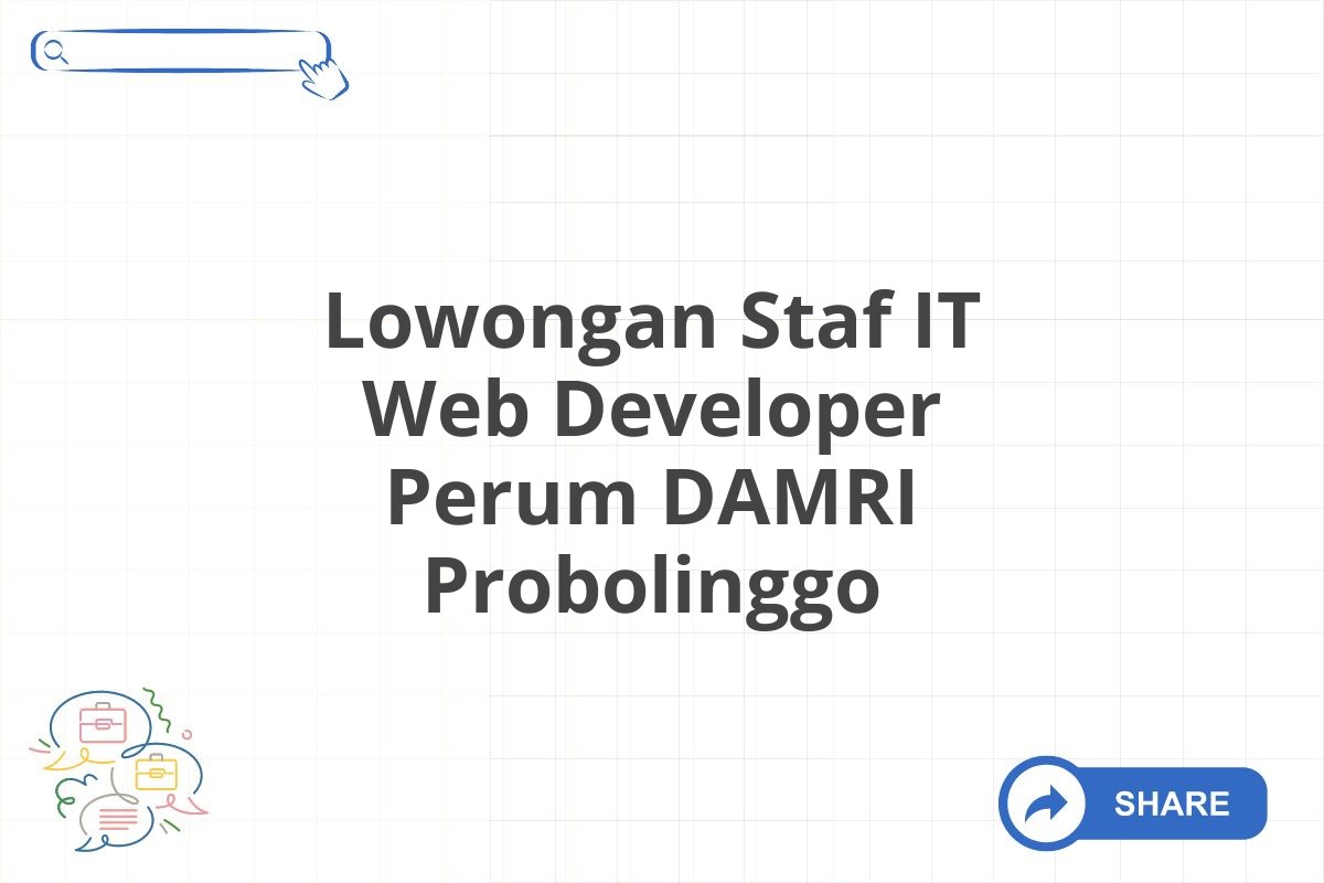 Lowongan Staf IT Web Developer Perum DAMRI Probolinggo